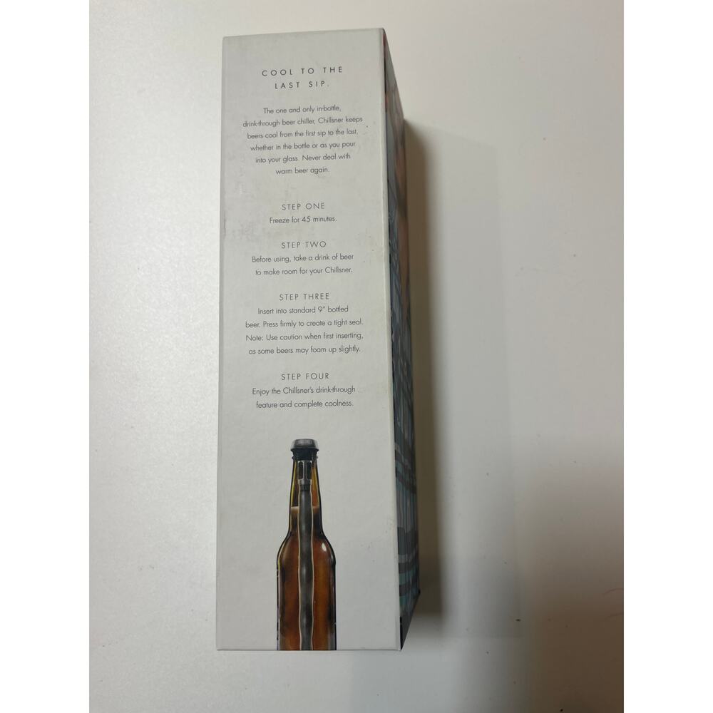 Pair (TWO) of Corkcicle CHILSNER Beer Bottle Coolers NWT - Picture 9 of 9